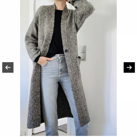 NWOT wool blend Long Cardigan - Picture 9 of 10